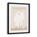 Hamburg - Mapas del corazón de la ciudad 31 - Emiliano Deificus | Cuadro decorativo de Canvas Lab