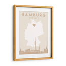 Hamburg - Mapas del corazón de la ciudad 31 - Emiliano Deificus | Cuadro decorativo de Canvas Lab