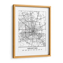 Houston - Mapas negros 34 - Emiliano Deificus | Cuadro decorativo de Canvas Lab