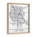 Las Vegas - Mapas negros 38 - Emiliano Deificus | Cuadro decorativo de Canvas Lab