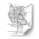 Las Vegas - Mapas negros 38 - Emiliano Deificus | Cuadro decorativo de Canvas Lab