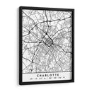Charlotte - Mapas negros 20 - Emiliano Deificus | Cuadro decorativo de Canvas Lab