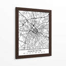 Charlotte - Mapas negros 20 - Emiliano Deificus | Cuadro decorativo de Canvas Lab