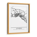 Istanbul - Mapas negros 35 - Emiliano Deificus | Cuadro decorativo de Canvas Lab