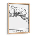 Istanbul - Mapas negros 35 - Emiliano Deificus | Cuadro decorativo de Canvas Lab
