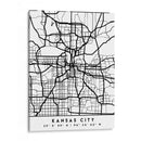 Kansas City - Mapas negros 36 - Emiliano Deificus | Cuadro decorativo de Canvas Lab