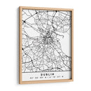 Dublin - Mapas negros 28 - Emiliano Deificus | Cuadro decorativo de Canvas Lab