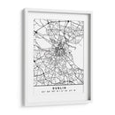 Dublin - Mapas negros 28 - Emiliano Deificus | Cuadro decorativo de Canvas Lab