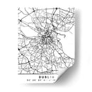 Dublin - Mapas negros 28 - Emiliano Deificus | Cuadro decorativo de Canvas Lab