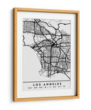 Los Angeles - Mapas negros 42 - Emiliano Deificus | Cuadro decorativo de Canvas Lab