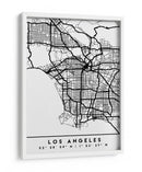 Los Angeles - Mapas negros 42 - Emiliano Deificus | Cuadro decorativo de Canvas Lab