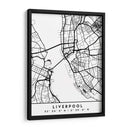 Liverpool - Mapas negros 40 - Emiliano Deificus | Cuadro decorativo de Canvas Lab