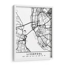 Liverpool - Mapas negros 40 - Emiliano Deificus | Cuadro decorativo de Canvas Lab