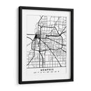 Memphis - Mapas negros 51 - Emiliano Deificus | Cuadro decorativo de Canvas Lab