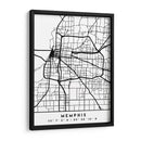 Memphis - Mapas negros 51 - Emiliano Deificus | Cuadro decorativo de Canvas Lab