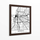 Memphis - Mapas negros 51 - Emiliano Deificus | Cuadro decorativo de Canvas Lab