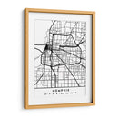 Memphis - Mapas negros 51 - Emiliano Deificus | Cuadro decorativo de Canvas Lab