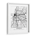 Memphis - Mapas negros 51 - Emiliano Deificus | Cuadro decorativo de Canvas Lab