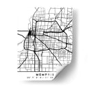 Memphis - Mapas negros 51 - Emiliano Deificus | Cuadro decorativo de Canvas Lab