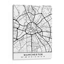 Manchester - Mapas negros 45 - Emiliano Deificus | Cuadro decorativo de Canvas Lab