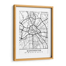 Manchester - Mapas negros 45 - Emiliano Deificus | Cuadro decorativo de Canvas Lab