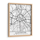 Manchester - Mapas negros 45 - Emiliano Deificus | Cuadro decorativo de Canvas Lab