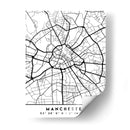 Manchester - Mapas negros 45 - Emiliano Deificus | Cuadro decorativo de Canvas Lab