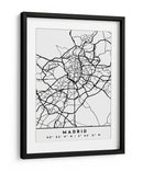 Madrid - Mapas negros 44 - Emiliano Deificus | Cuadro decorativo de Canvas Lab