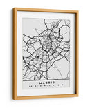 Madrid - Mapas negros 44 - Emiliano Deificus | Cuadro decorativo de Canvas Lab