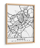 Madrid - Mapas negros 44 - Emiliano Deificus | Cuadro decorativo de Canvas Lab
