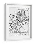 Madrid - Mapas negros 44 - Emiliano Deificus | Cuadro decorativo de Canvas Lab