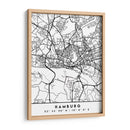 Hamburg - Mapas negros 31 - Emiliano Deificus | Cuadro decorativo de Canvas Lab