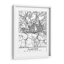Hamburg - Mapas negros 31 - Emiliano Deificus | Cuadro decorativo de Canvas Lab
