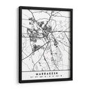 Marrakesh - Mapas negros 47 - Emiliano Deificus | Cuadro decorativo de Canvas Lab