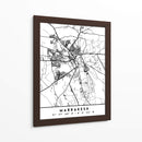 Marrakesh - Mapas negros 47 - Emiliano Deificus | Cuadro decorativo de Canvas Lab