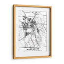 Marrakesh - Mapas negros 47 - Emiliano Deificus | Cuadro decorativo de Canvas Lab