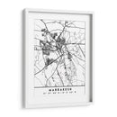 Marrakesh - Mapas negros 47 - Emiliano Deificus | Cuadro decorativo de Canvas Lab