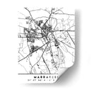 Marrakesh - Mapas negros 47 - Emiliano Deificus | Cuadro decorativo de Canvas Lab