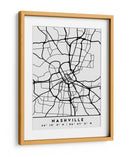 Nashville - Mapas negros 59 - Emiliano Deificus | Cuadro decorativo de Canvas Lab