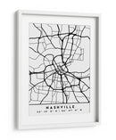 Nashville - Mapas negros 59 - Emiliano Deificus | Cuadro decorativo de Canvas Lab