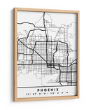 Phoenix - Mapas negros 66 - Emiliano Deificus | Cuadro decorativo de Canvas Lab
