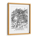 Casablanca - Mapas negros 19 - Emiliano Deificus | Cuadro decorativo de Canvas Lab