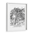 Casablanca - Mapas negros 19 - Emiliano Deificus | Cuadro decorativo de Canvas Lab