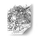 Casablanca - Mapas negros 19 - Emiliano Deificus | Cuadro decorativo de Canvas Lab