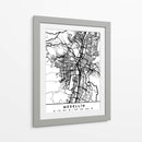 Medellín - Mapas negros 49 - Emiliano Deificus | Cuadro decorativo de Canvas Lab