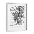 Medellín - Mapas negros 49 - Emiliano Deificus | Cuadro decorativo de Canvas Lab