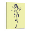Boceto de Mujer Corriendo - Donaldo Meda  | Cuadro decorativo de Canvas Lab