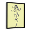 Boceto de Mujer Corriendo - Donaldo Meda  | Cuadro decorativo de Canvas Lab