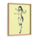 Boceto de Mujer Corriendo - Donaldo Meda  | Cuadro decorativo de Canvas Lab