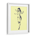 Boceto de Mujer Corriendo - Donaldo Meda  | Cuadro decorativo de Canvas Lab